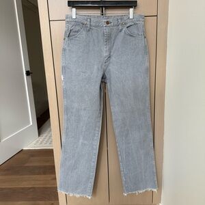 Excellent Vintage Wrangler Classic Gray Straight Jeans, 32/30
